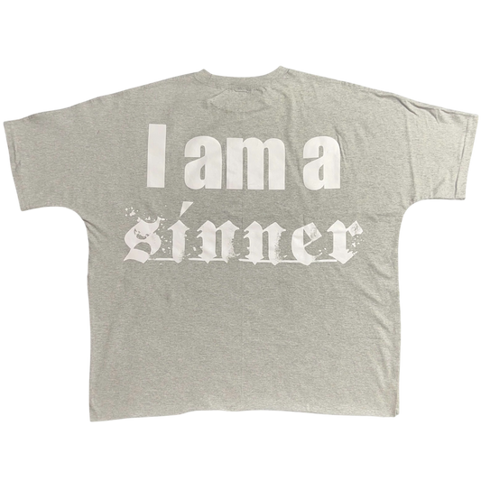 Sometimes I Sin Gray Boxy Tee