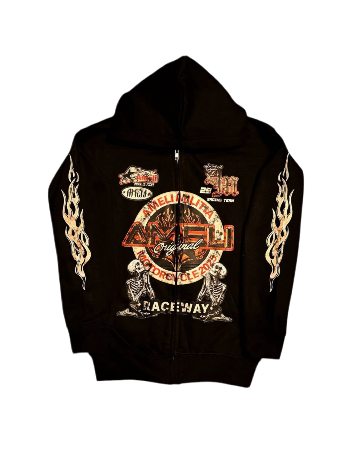 Ameli “Raceway” Zip-Up Hoodie