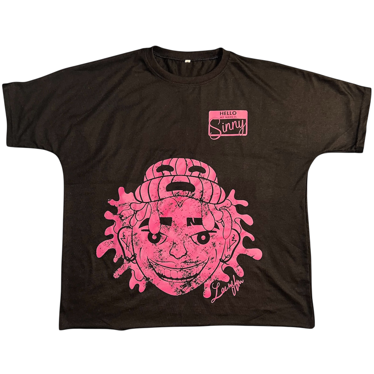Sometimes I Sin Black Boxy Tee